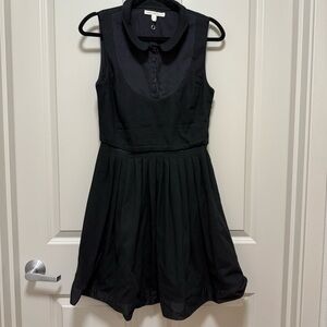 Twenty8Twelve Black Collared Mini Dress